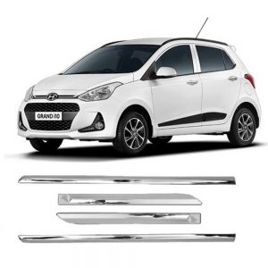 Door Side Beading For Grand i10 - Silver 